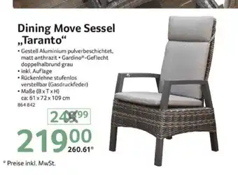 Selgros Dining Move Sessel ,,Taranto" Angebot