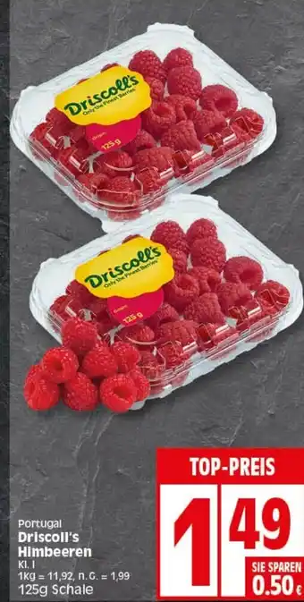 Elli Markt Driscoll's Himbeeren 125g Angebot