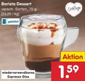 Netto Marken-Discount Lieblings Barista Dessert 75 g Angebot