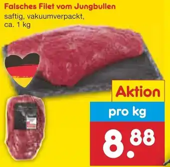 Netto Marken-Discount Falsches Filet vom Jungbullen ca. 1 kg Angebot