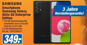 Expert SAMSUNG Smartphone Samsung Galaxy A52s 5G Enterprise Edition Angebot