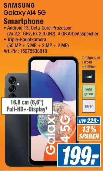 Expert SAMSUNG Galaxy A14 5G Smartphone Angebot