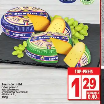 Elli Markt Beemster Mild oder Pikant 100g Angebot