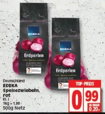 Elli Markt Edeka Speisezwiebeln rot 500g Angebot