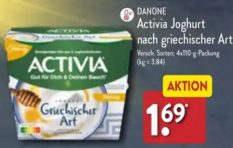 Aldi Nord DANONE Activia Joghurt nach griechischer Art 4x110 g Packung Angebot