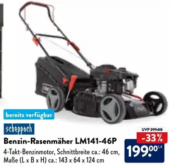 Aldi Nord scheppach Benzin-Rasenmäher LM141-46P Angebot