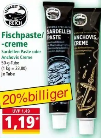 Norma Feinkost Reich Fischpaste/Creme 50-g-Tube Angebot