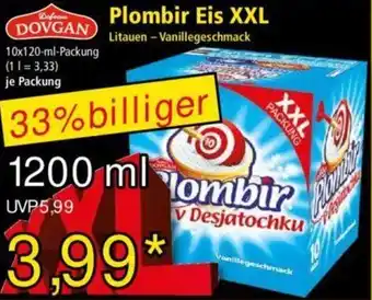 Norma Dovgan Plombir Eis XXL 10x120-ml-Packung Angebot