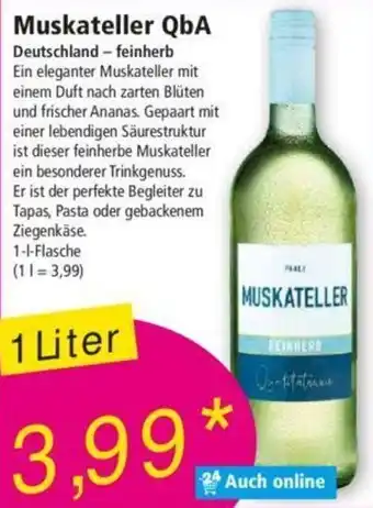 Norma Muskateller QbA 1 Liter Angebot