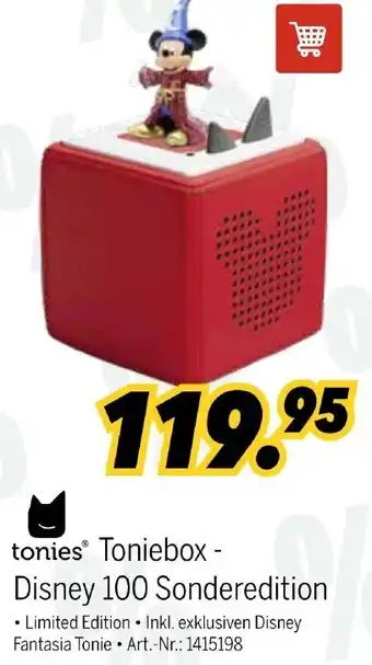 MEDIMAX tonies Toniebox - Disney 100 Sonderedition Angebot