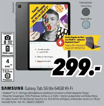 MEDIMAX SAMSUNG Galaxy Tab S6 lite 64GB Wi-Fi Angebot