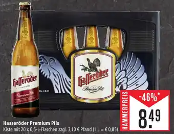 Marktkauf Hasseröder Premium Pils 20x0,5 L Flaschen Angebot