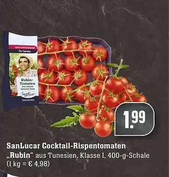 Scheck-in-Center SanLucar Cocktail Rispentomaten,,Rubin'' Angebot