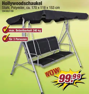 Poco Hollywoodschaukel Angebot