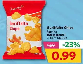 Combi Jeden Tag Geriffelte Chips 150 g Beutel Angebot