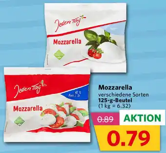 Combi Jeden Tag Mozzarella 125-g-Beutel Angebot