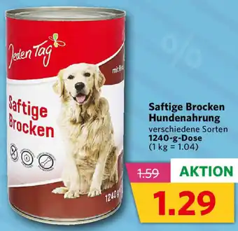 Combi Jeden Tag Saftige Brocken Hundenahrung 1240-g-Dose Angebot