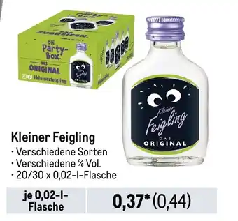 METRO Kleiner Feigling je 0,02-1-Flasche Angebot