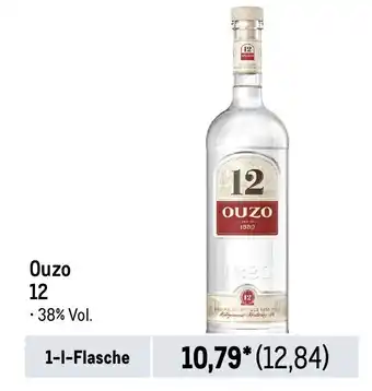 METRO Ouzo 12 1-1-Flasche Angebot