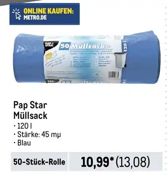 METRO Pap Star Müllsack 50-Stück-Rolle Angebot