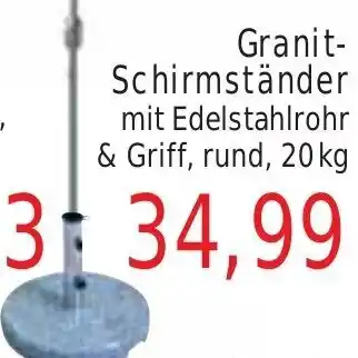 Wiglo Wunderland Granit Schirmständer Angebot