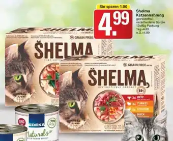 WEZ Shelma Katzennahrung 12x85g Packung Angebot