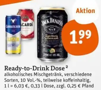 tegut Ready-to-Drink Dose 0,33 L Dose Angebot