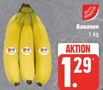 Edeka Gut & Günstig Bananen 1 kg Angebot