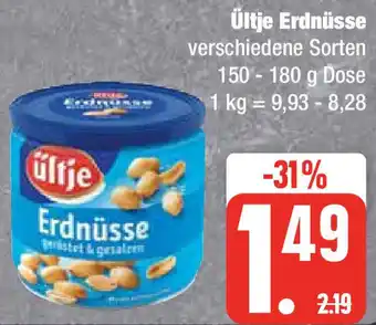 Edeka Ültje Erdnüsse 150-180 g Dose Angebot