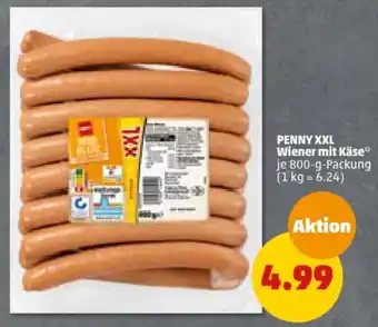 PENNY PENNY XXL Wiener mit Käse 800-g-Packung Angebot