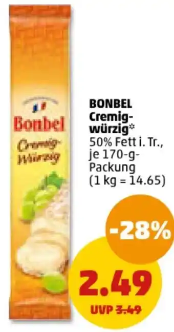 PENNY BONBEL Cremig-würzig 170 g Packung Angebot