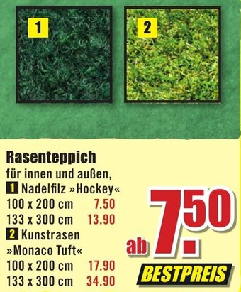 B1 Discount Baumarkt Rasenteppich Angebot