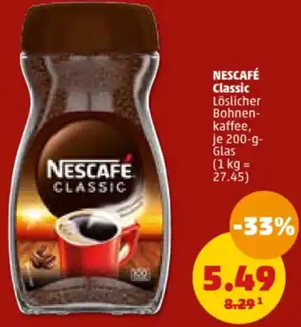 PENNY NESCAFÉ Classic 200 g Glas Angebot