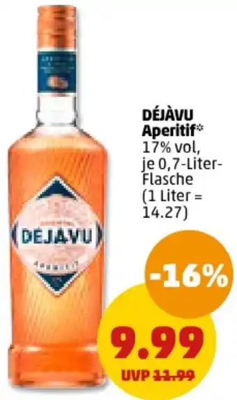 PENNY DÉJÀVU Aperitif 0,7 Liter Flasche Angebot