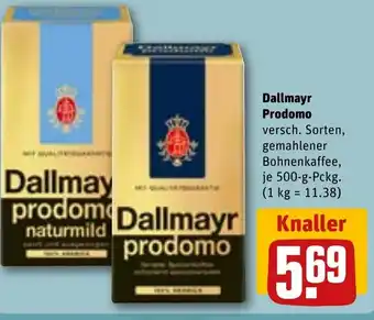 REWE Dallmayr Prodomo 500-g-Pckg. Angebot