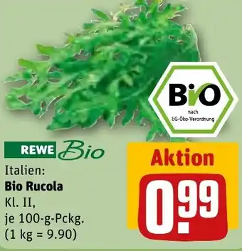 REWE Bio Rucola 100-g-Pckg. Angebot