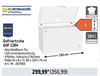 METRO METRO PROFESSIONAL Gefriertruhe GHF 1384 Angebot