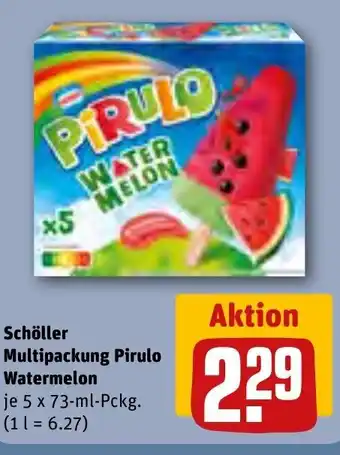 REWE Schöller Multipackung Pirulo Watermelon 5 x 73 ml Pckg. Angebot