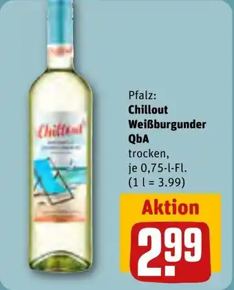 REWE Chillout Weißburgunder QbA 0,75 l Fl. Angebot