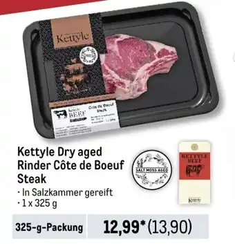 METRO Kettyle Dry aged Rinder Côte de Boeuf Steak 325 g Angebot