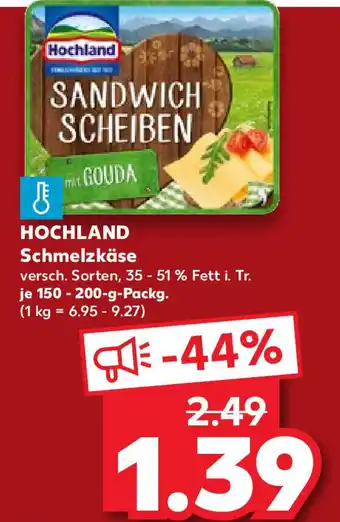 Kaufland HOCHLAND Schmelzkäse 150 - 200-g-Packg. Angebot