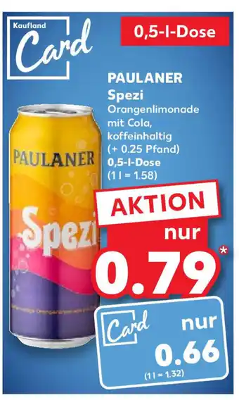 Kaufland PAULANER Spezi 0,5-1-Dose Angebot