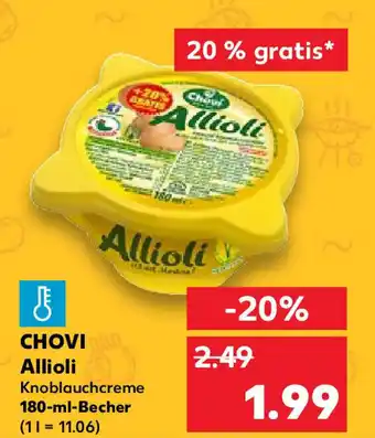 Kaufland CHOVILD Allioli 180 ml Becher Angebot