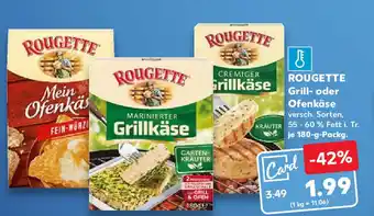 Kaufland ROUGETTE Grill- oder Ofenkäse 180 g Packg. Angebot