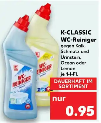 Kaufland K-CLASSIC WC-Reiniger 1 l Fl. Angebot