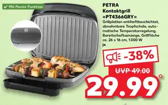 Kaufland PETRA Kontaktgrill >>PT4366GRY<< Angebot