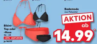 Kaufland Bikini-Top oder -Hose 36-44 Angebot