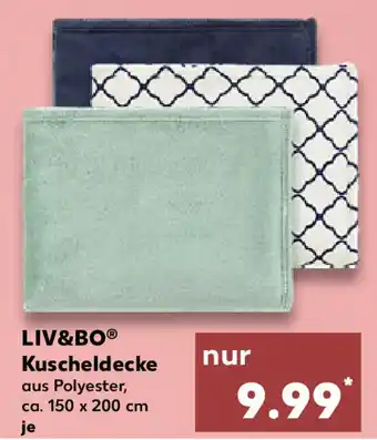 Kaufland LIV&BOⓇ Kuscheldecke ca. 150 x 200 cm Angebot