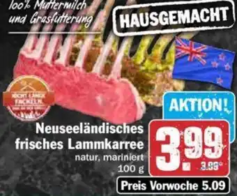 Hit Neuseeländisches frisches Lammkarree 100 g Angebot