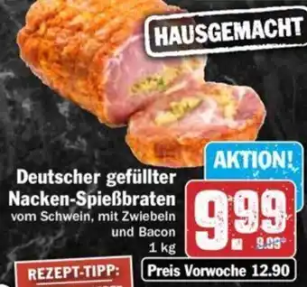 Hit Deutscher gefüllter Nacken-Spießbraten 1 kg Angebot